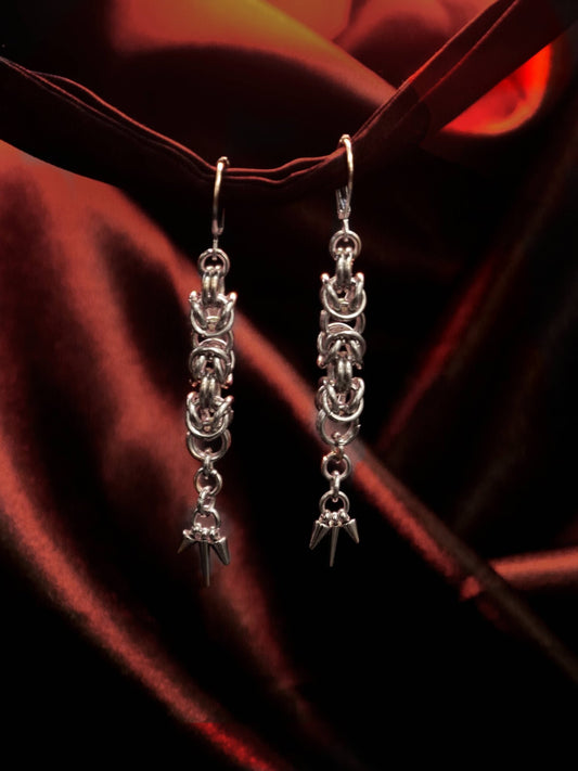 ⛓️ 𝚂𝚝𝚎𝚎𝚕 𝚏𝚊𝚗𝚐𝚜 𝚂𝚙𝚒𝚔𝚎 𝙴𝚊𝚛𝚛𝚒𝚗𝚐𝚜 ⛓️ - Steel Kill